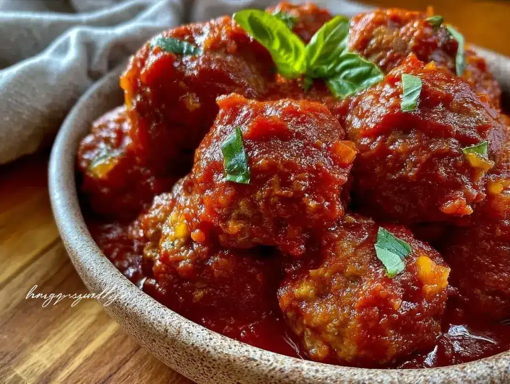 easy keto meatballs - featured image