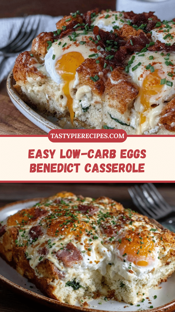 Easy Low-Carb Eggs Benedict Casserole recipe