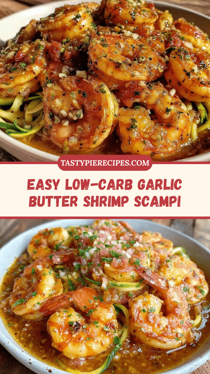 easy low-carb garlic butter shrimp scampi recipe