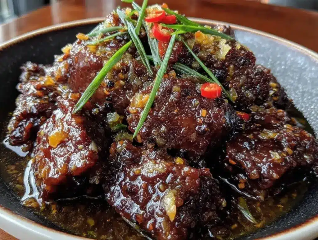 easy low-carb mongolian beef - featured image
