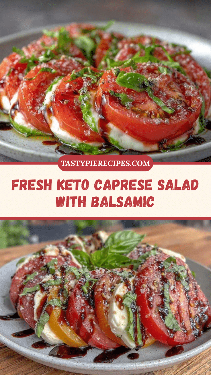 fresh keto caprese salad recipe