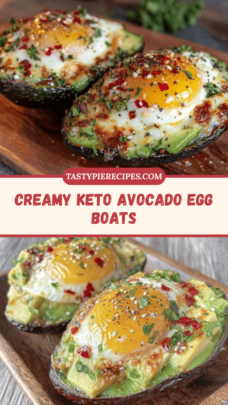 Healthy Keto Avocado Egg Boats recipe