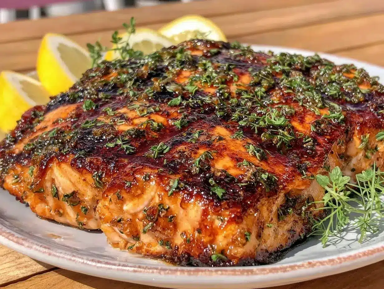 healthy keto grilled salmon preparation steps