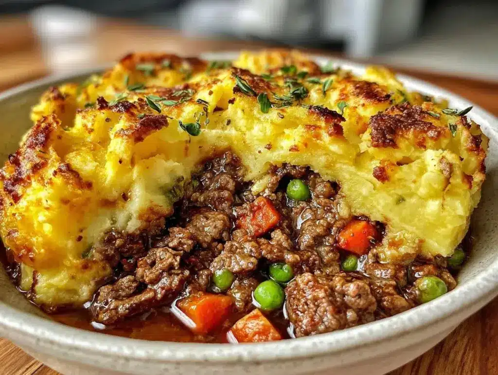 healthy keto shepherds pie - featured image