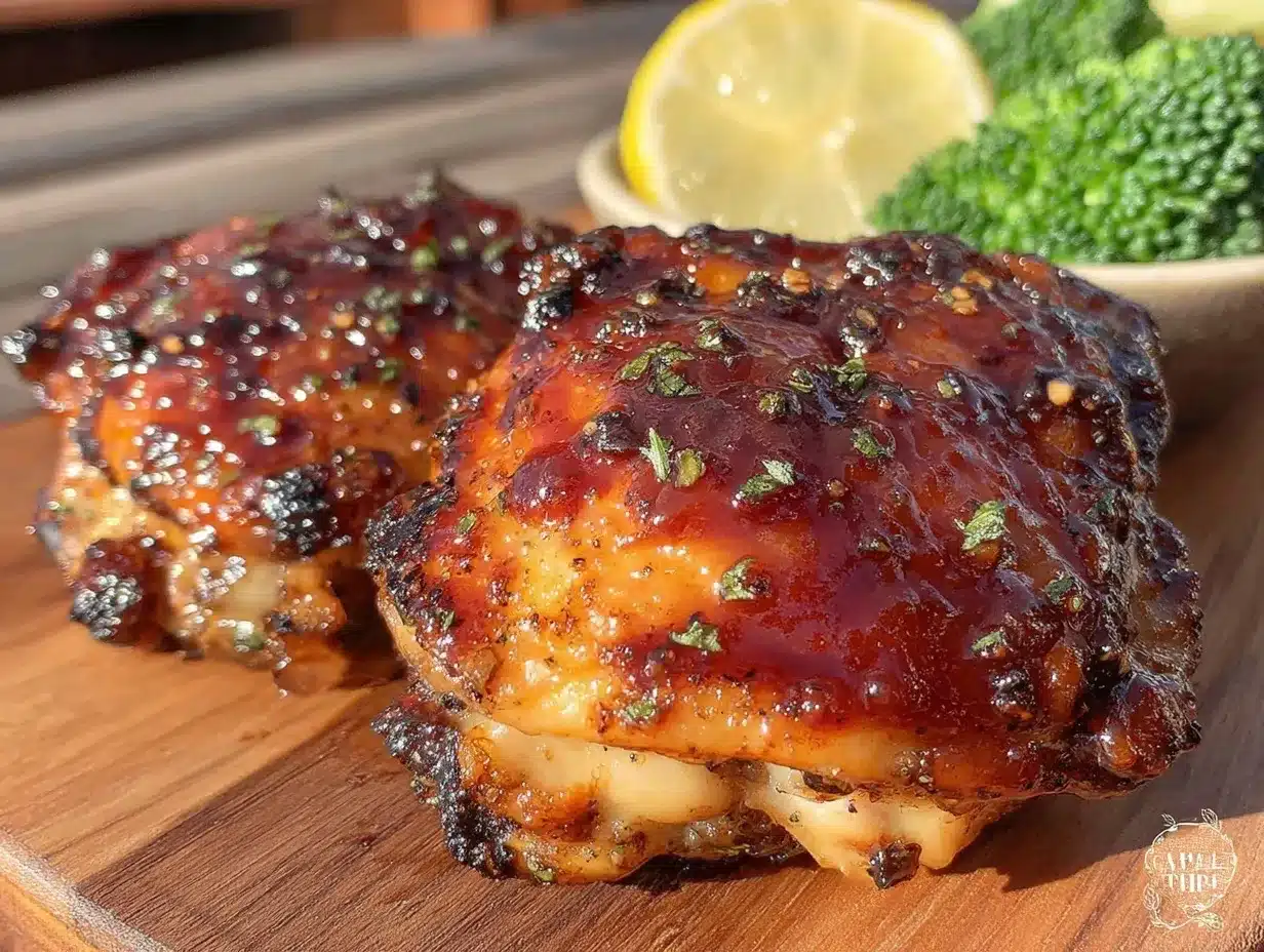 Healthy Low-Carb BBQ Chicken Thighs preparation steps