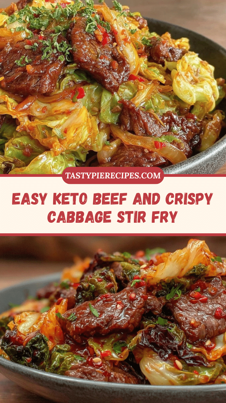 keto beef and crispy cabbage stir fry recipe
