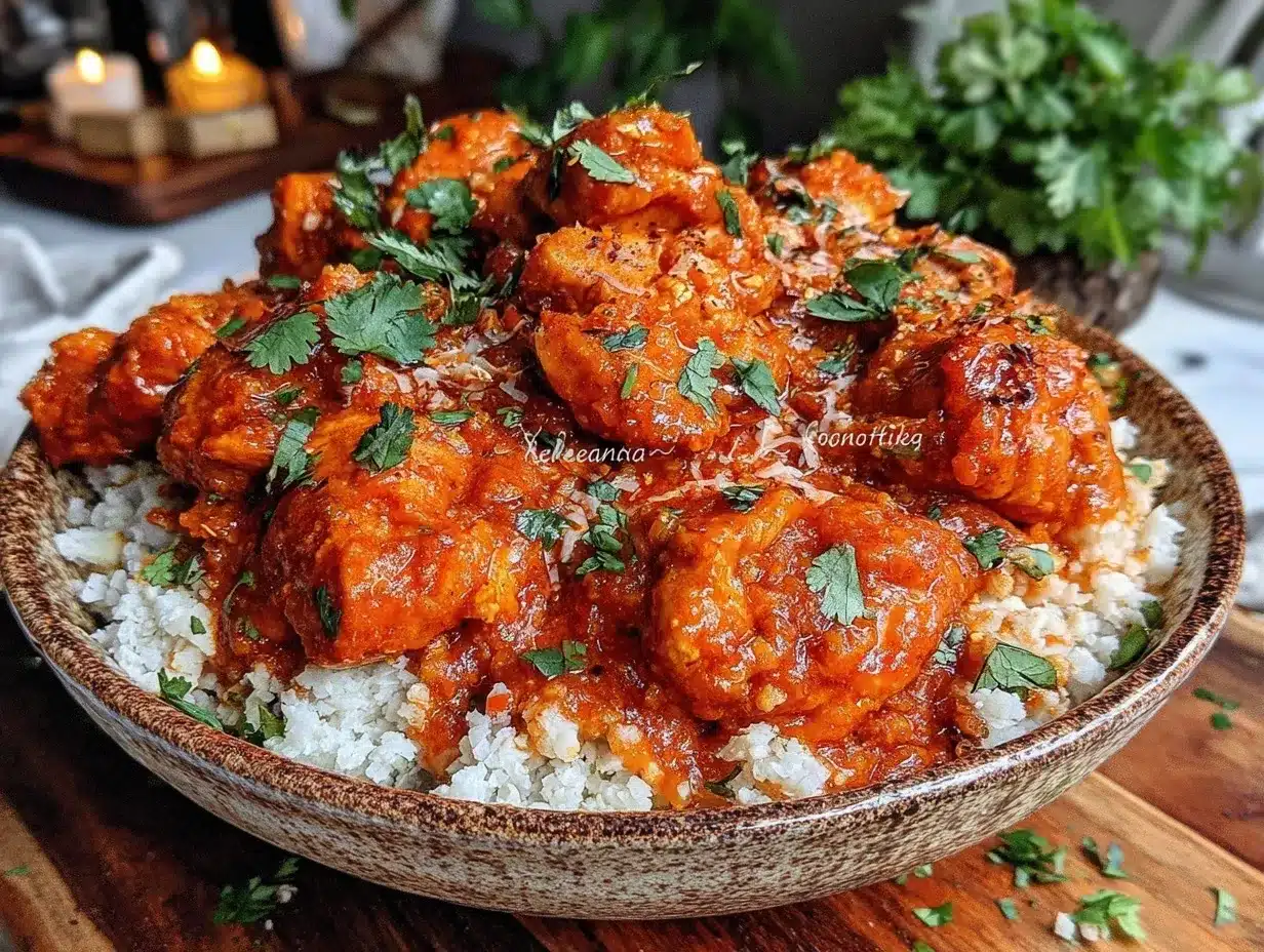 keto butter chicken preparation steps