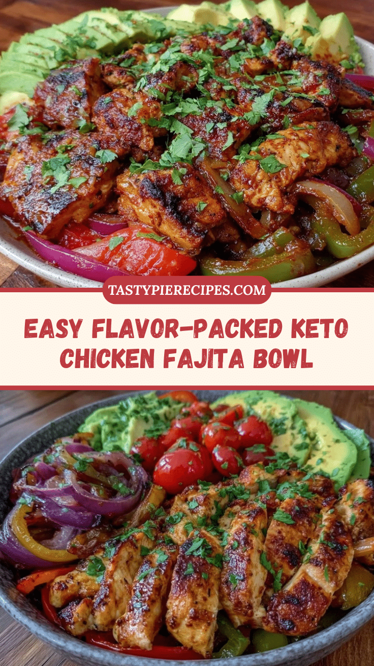 keto chicken fajita bowl recipe