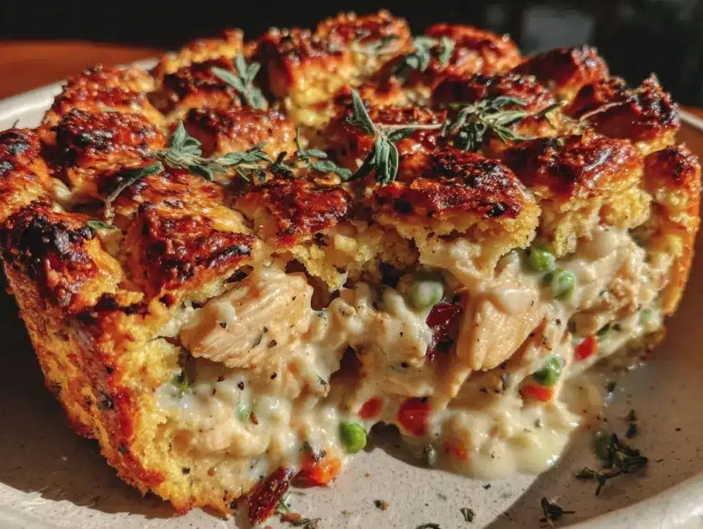 keto chicken pot pie - featured image