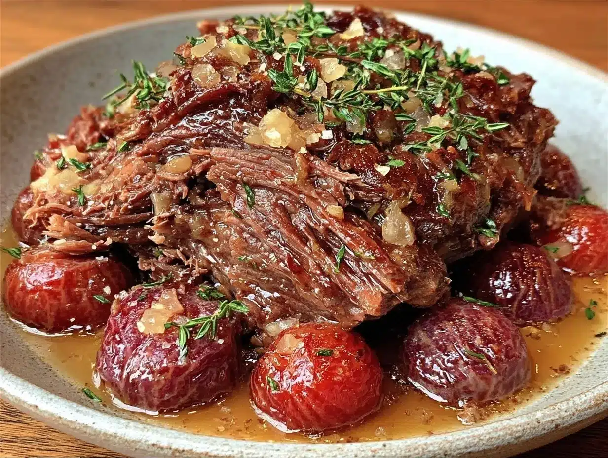 keto crockpot pot roast preparation steps