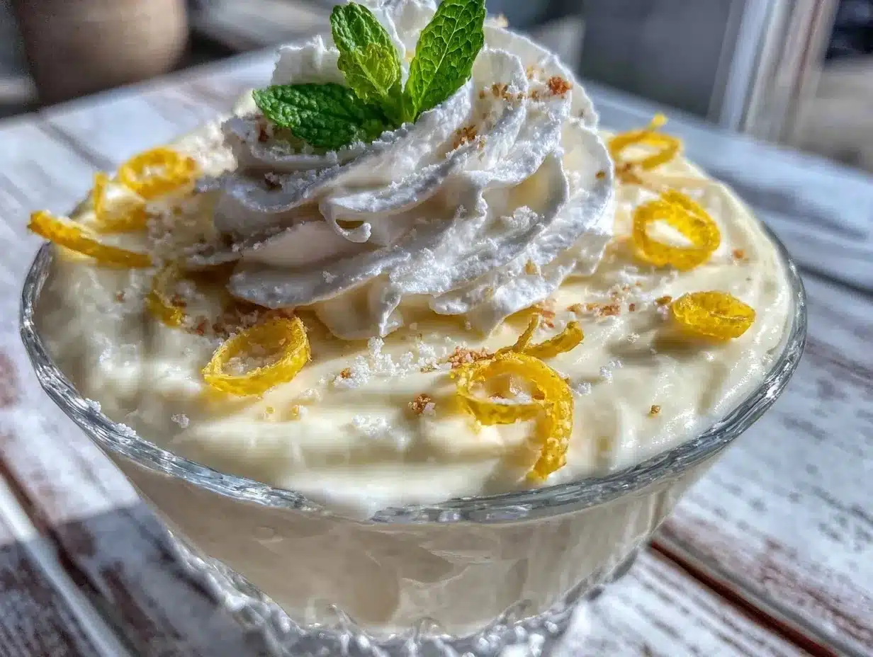 light sugar-free lemon cheesecake mousse preparation steps