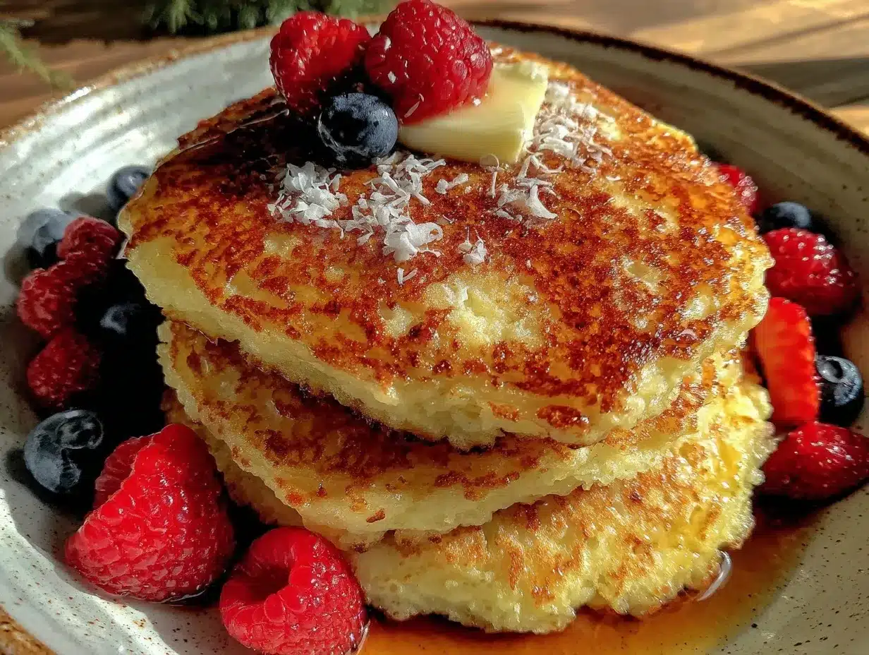 low-carb almond flour pancakes preparation steps