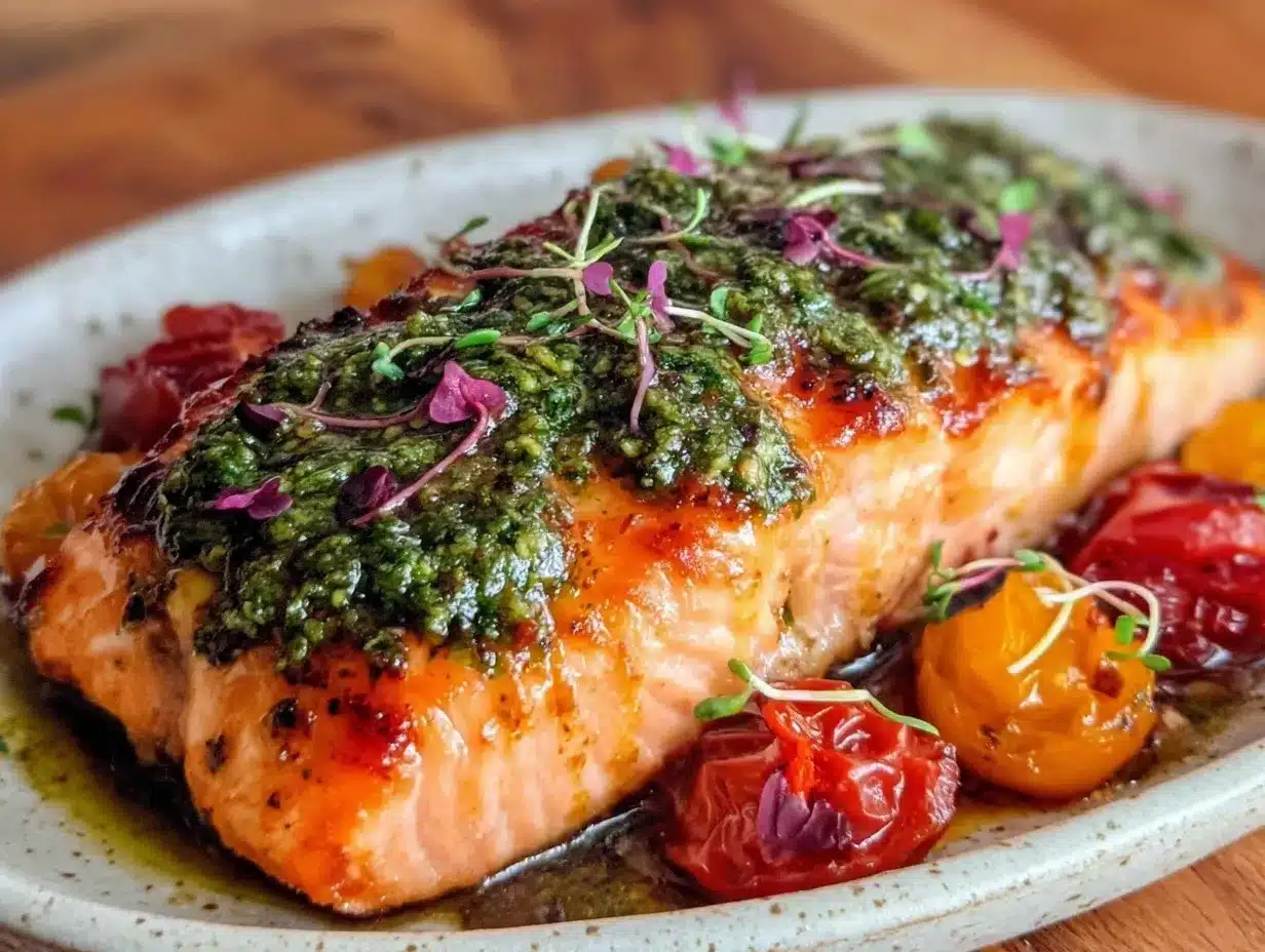 low carb baked salmon preparation steps