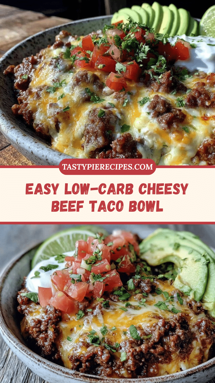 low carb beef and cheese taco bowl recipe