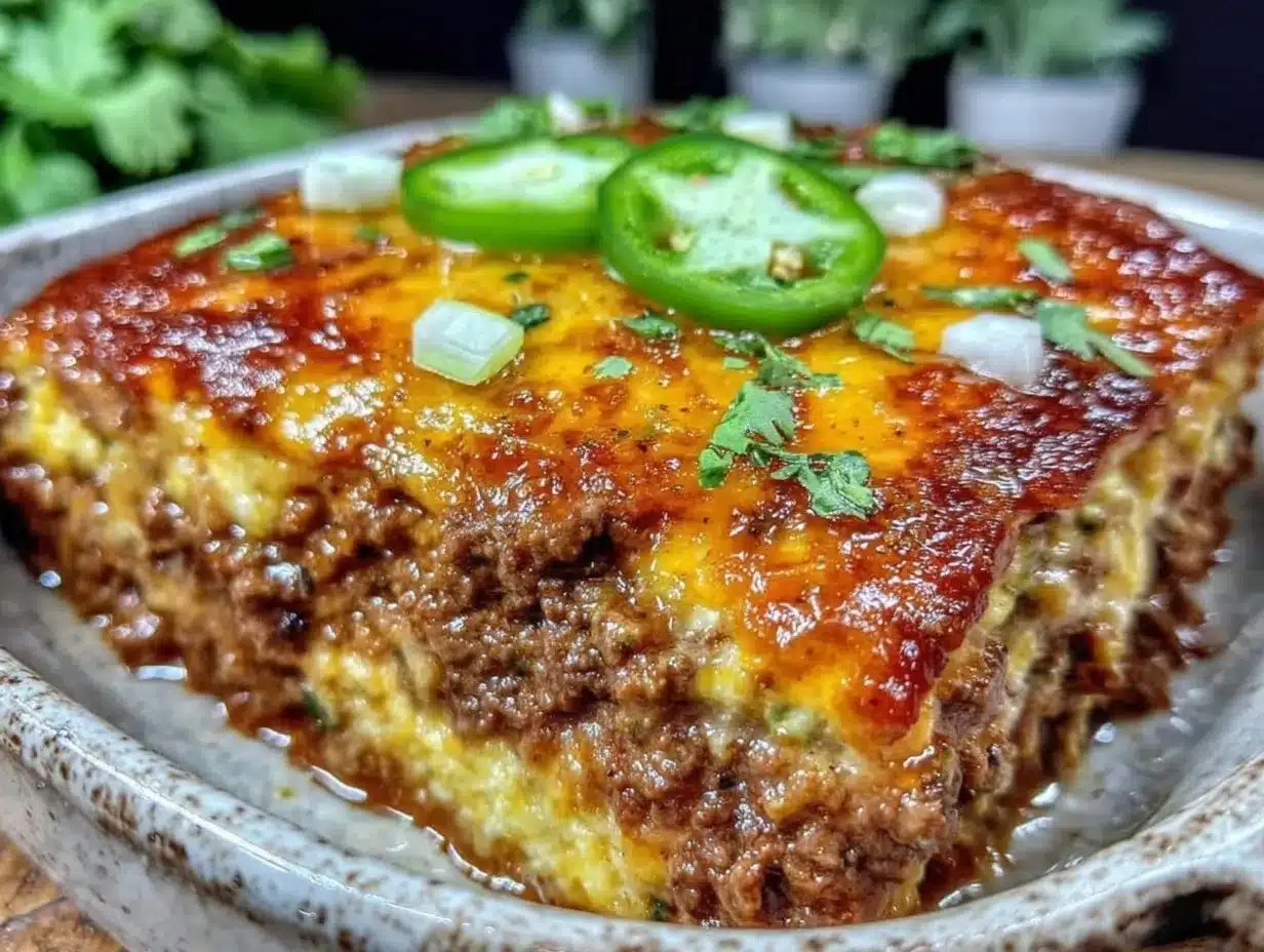 low carb beef enchilada casserole preparation steps