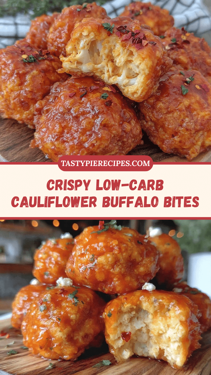 low-carb cauliflower buffalo bites recipe