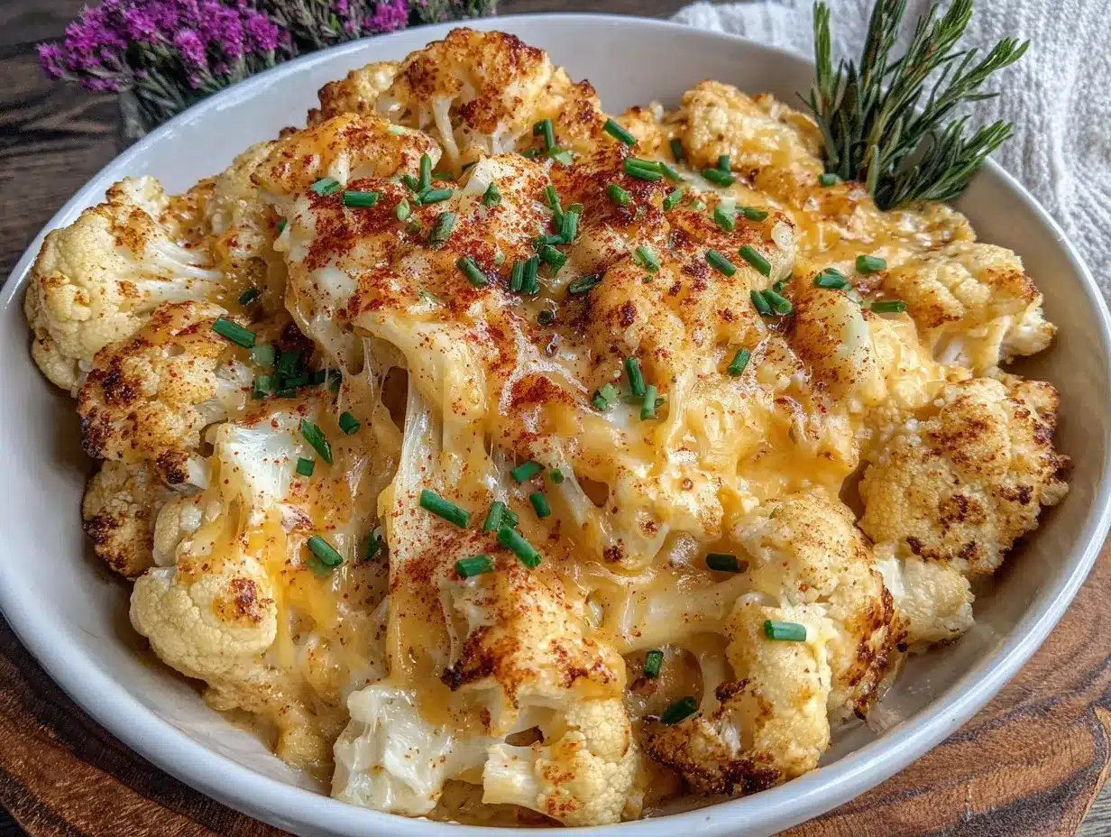 low-carb cauliflower mac and cheese preparation steps