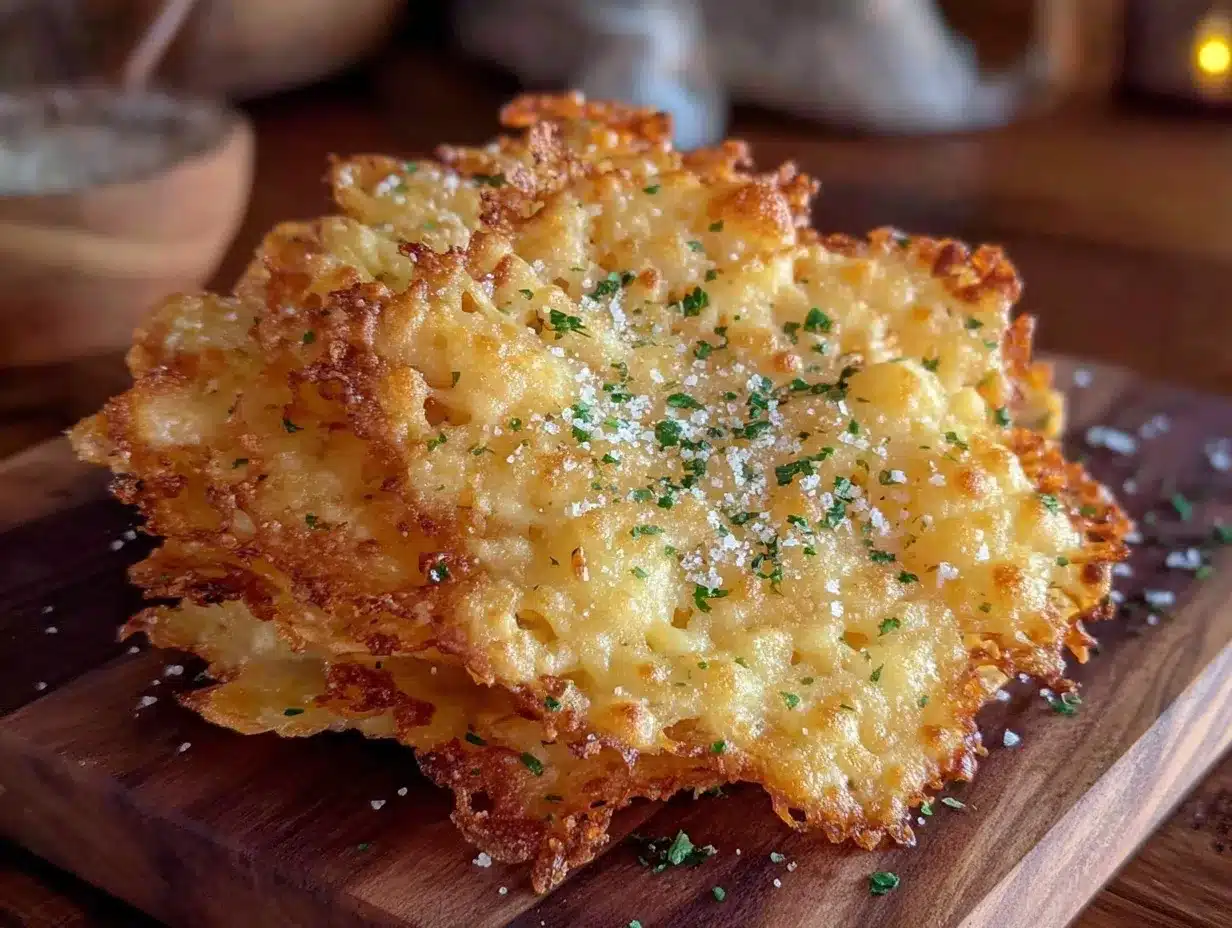 low-carb cheese crisps preparation steps