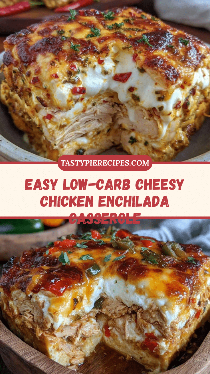 low-carb chicken enchilada casserole recipe