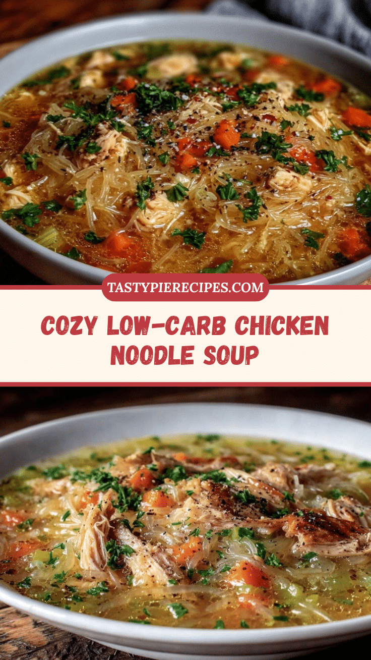 low carb chicken noodle soup recipe