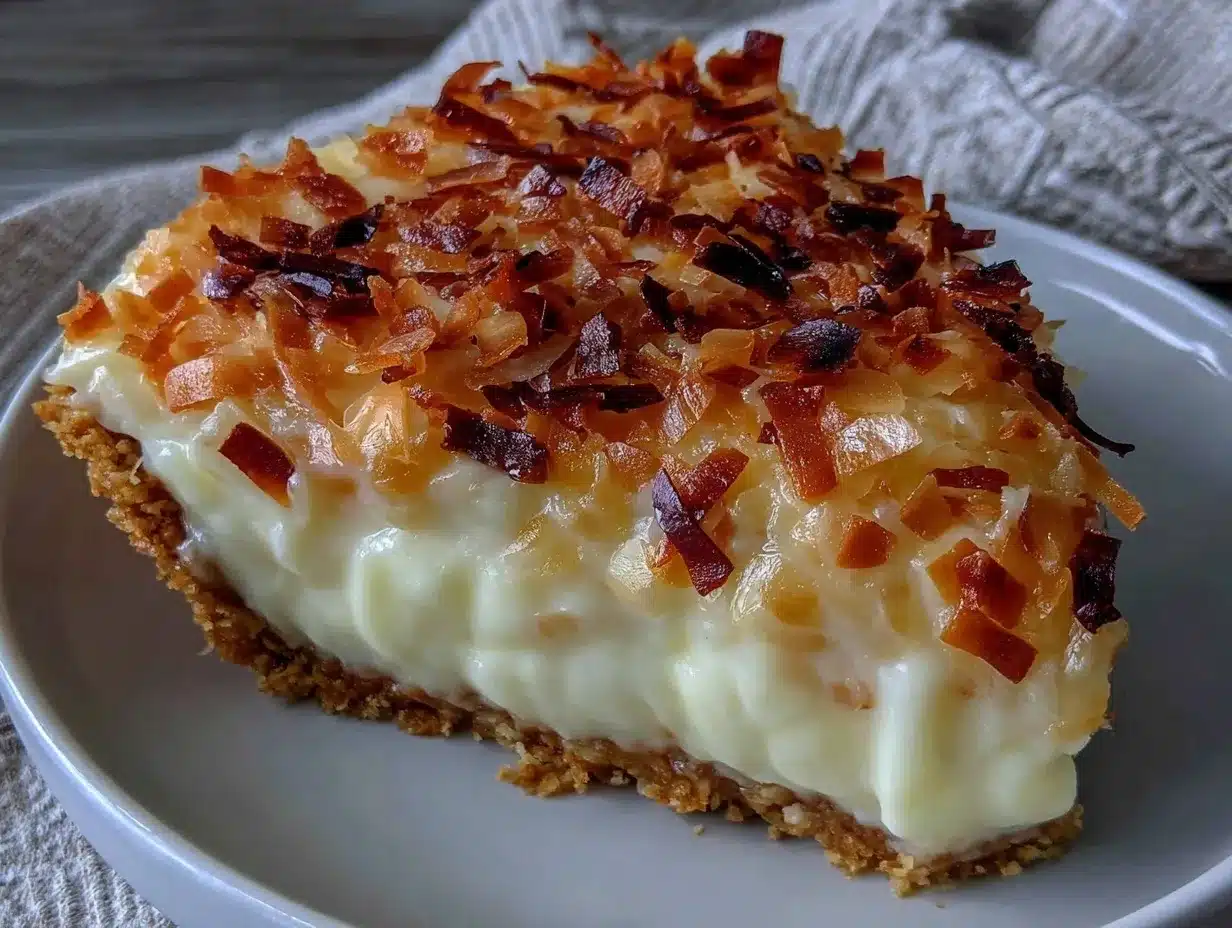 low-carb coconut cream pie preparation steps