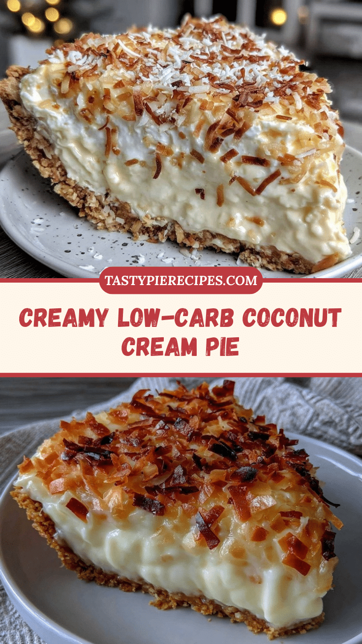 low-carb coconut cream pie recipe