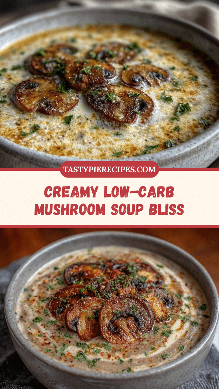 low carb cream of mushroom soup recipe