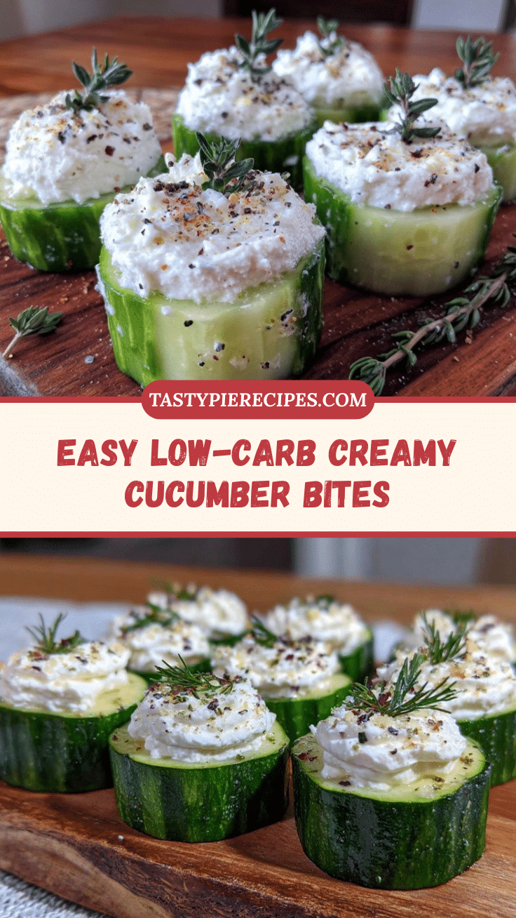 low carb cucumber bites recipe