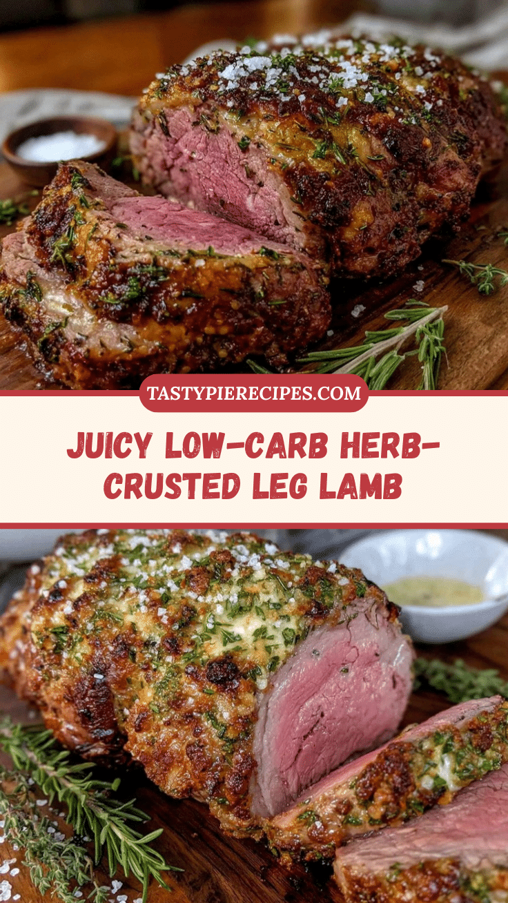 low-carb herb-crusted leg of lamb recipe