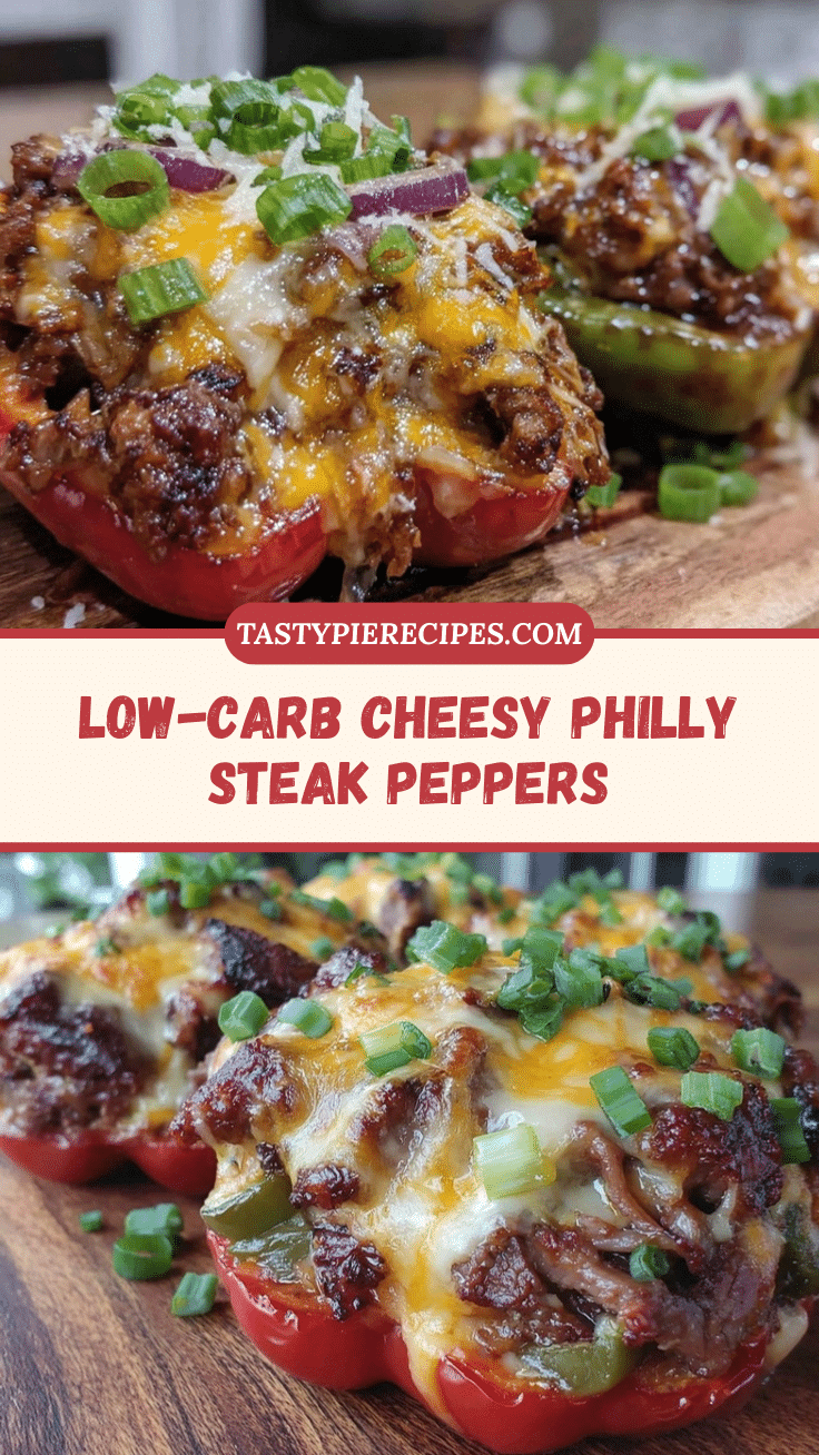 low-carb philly cheesesteak stuffed peppers recipe