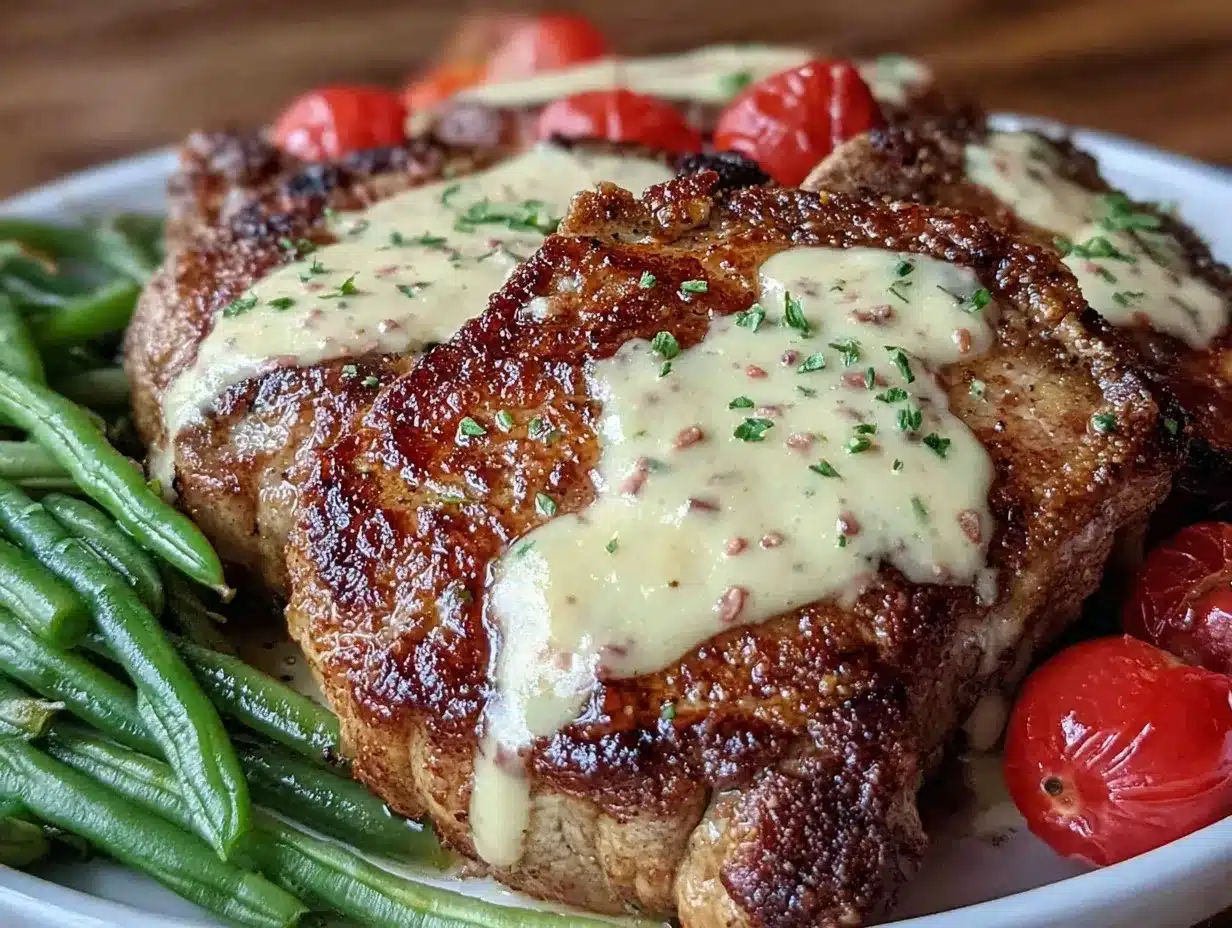 low-carb pork chops preparation steps