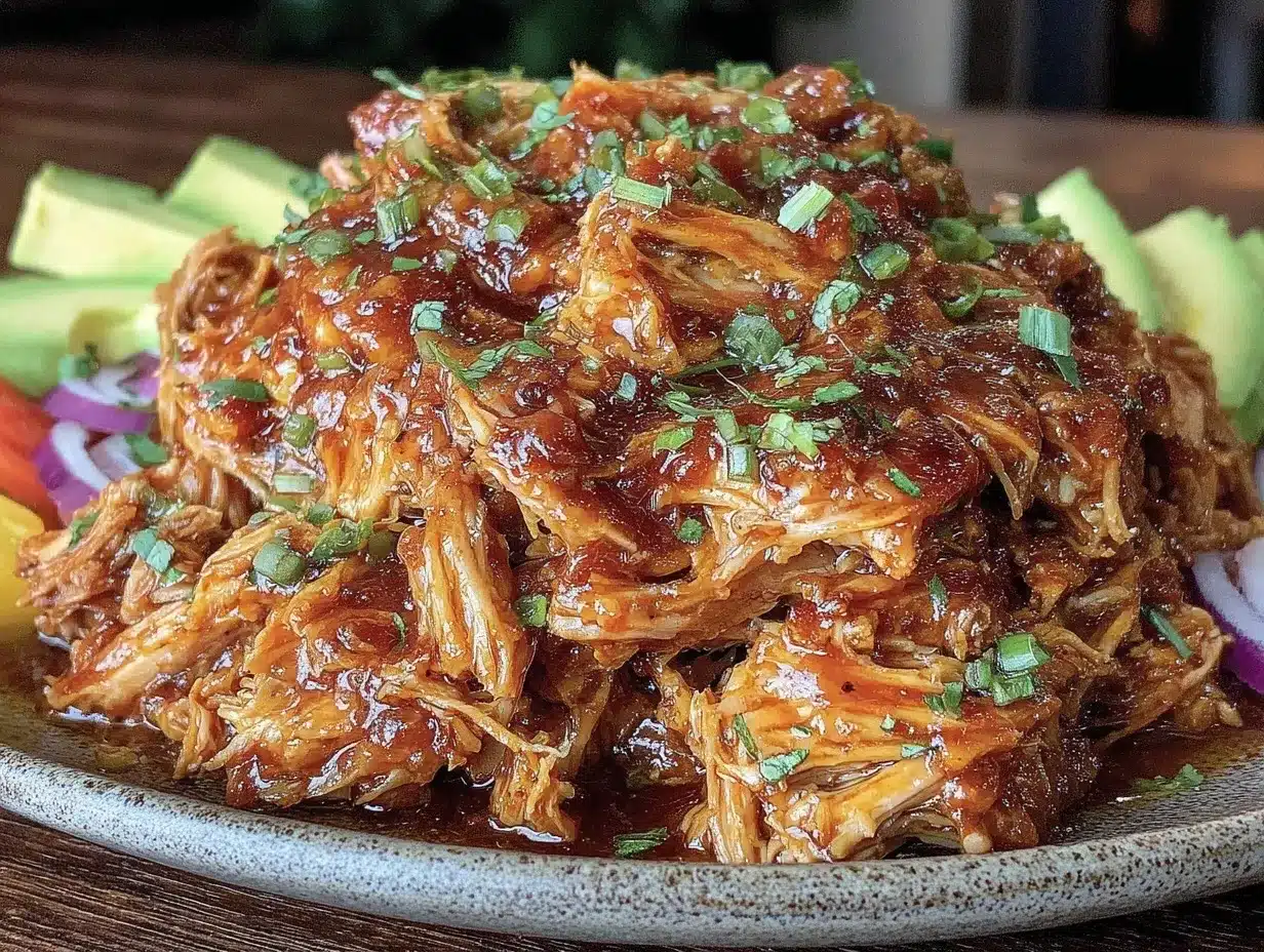 low-carb pulled chicken recipe preparation steps