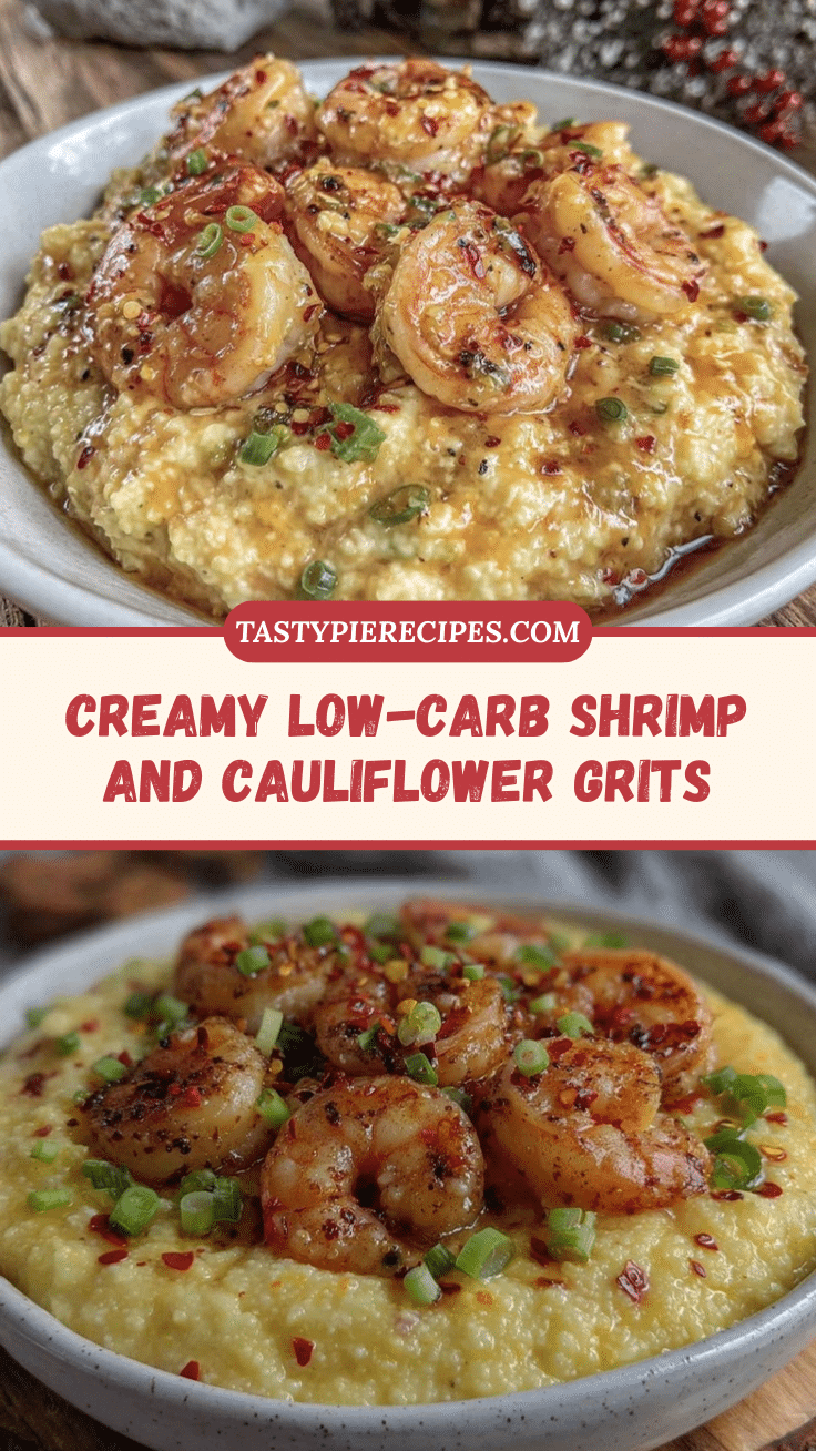 low-carb shrimp and cauliflower grits recipe