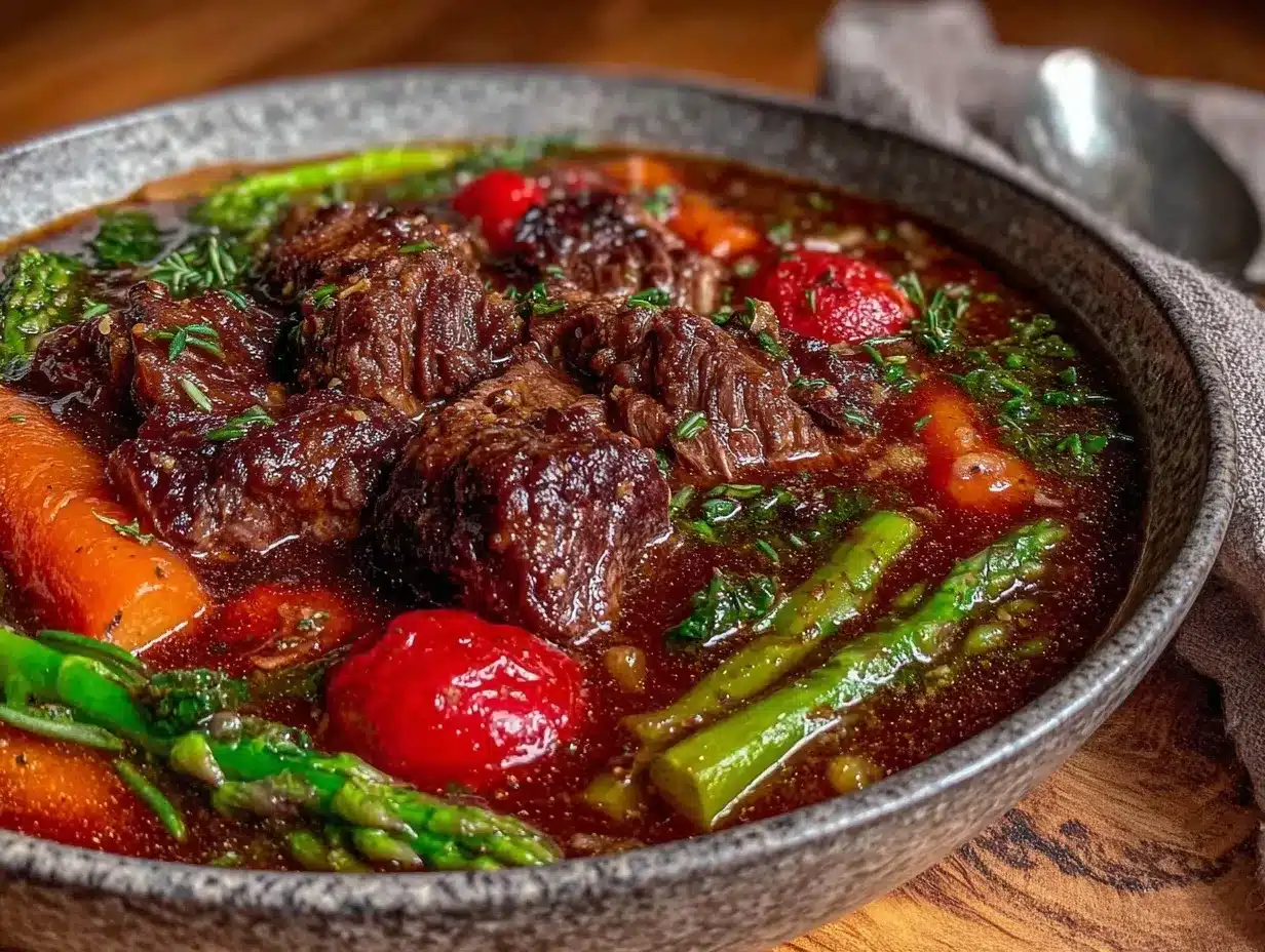 low-carb slow cooker beef stew preparation steps