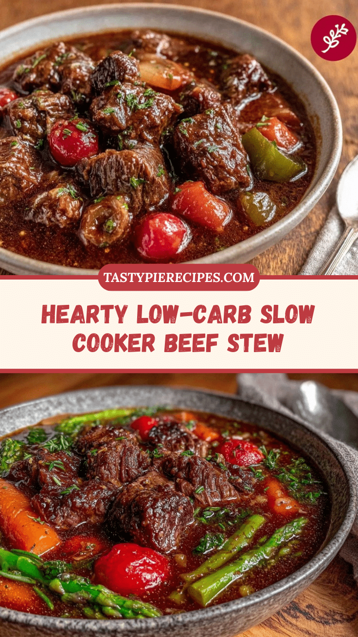 low-carb slow cooker beef stew recipe