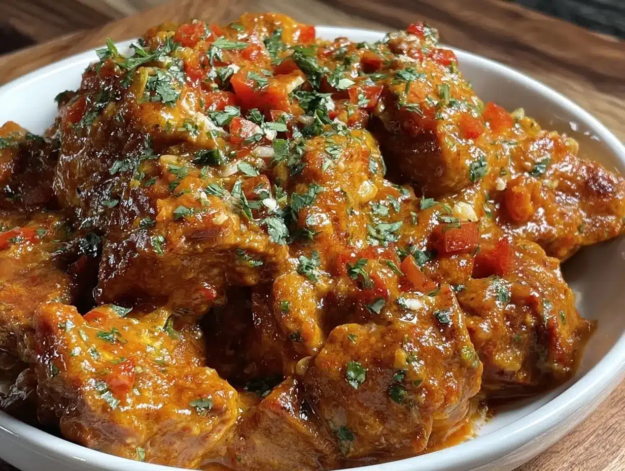 low-carb slow cooker chicken tikka masala preparation steps
