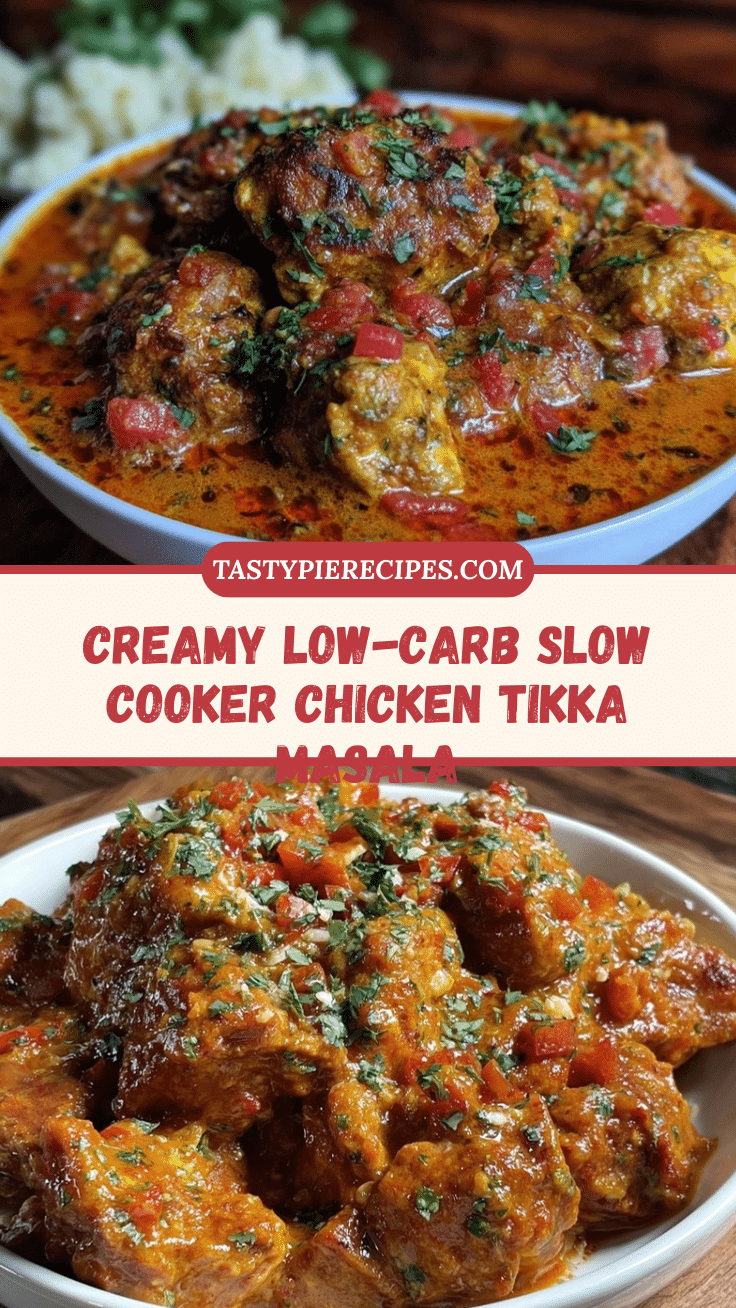 low-carb slow cooker chicken tikka masala recipe