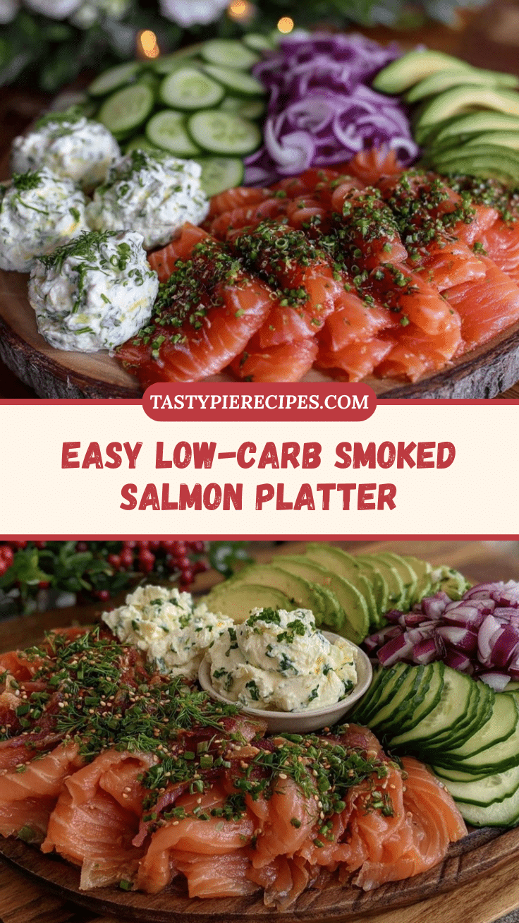 low-carb smoked salmon platter recipe