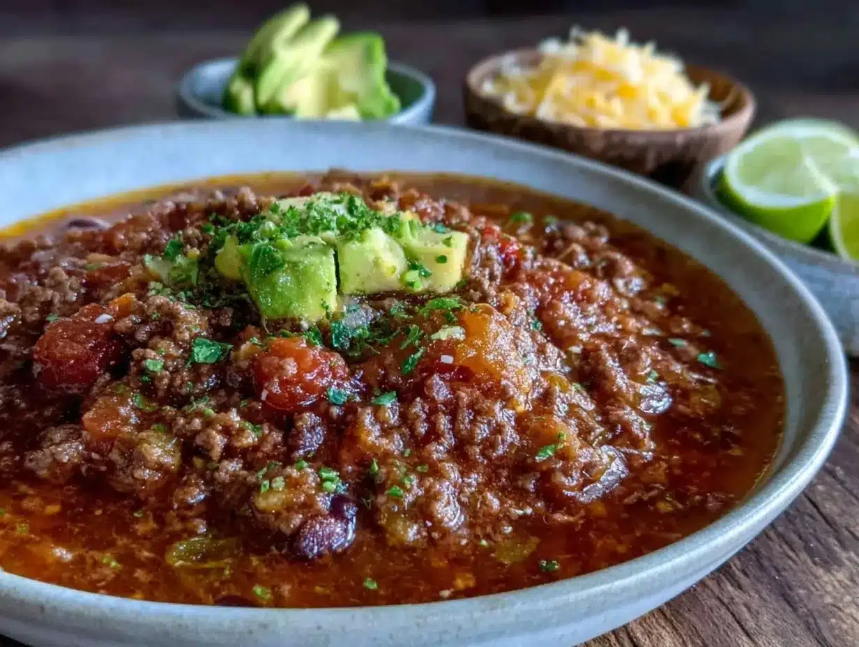 low-carb taco soup preparation steps