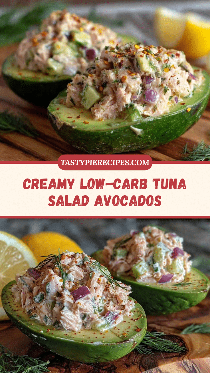low carb tuna salad stuffed avocados recipe