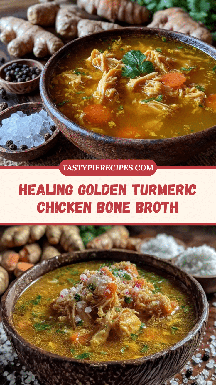 turmeric chicken bone broth recipe