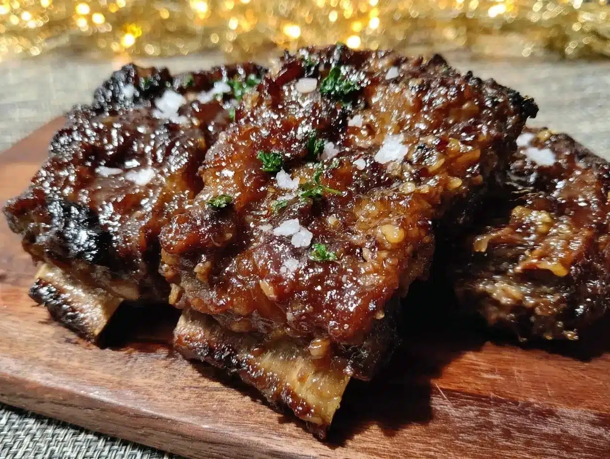 BBQ beef short ribs preparation steps