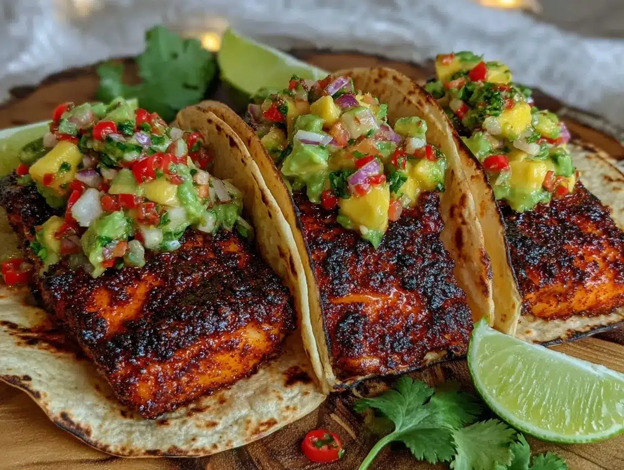 blackened mahi mahi tacos preparation steps