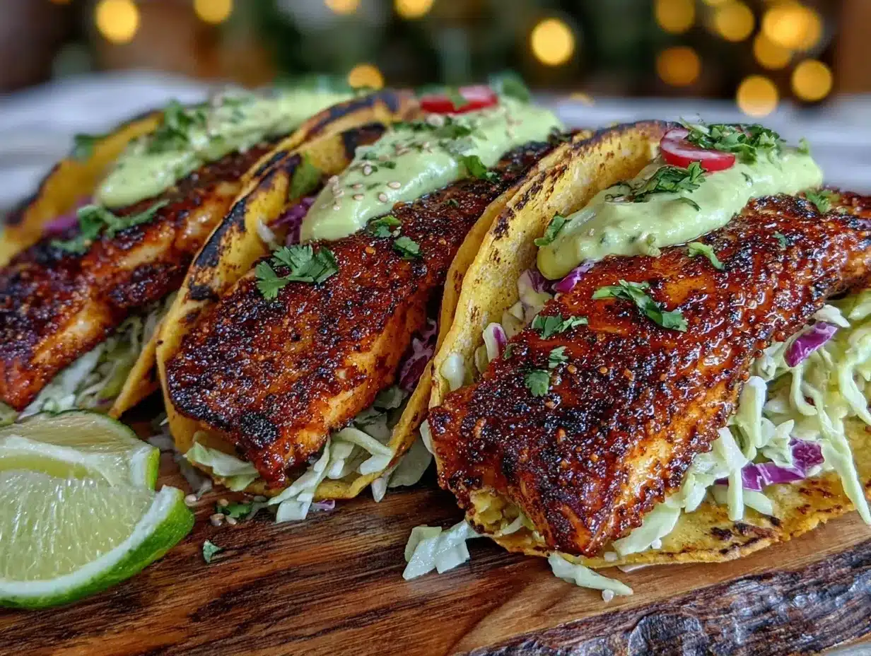 blackened tilapia tacos preparation steps