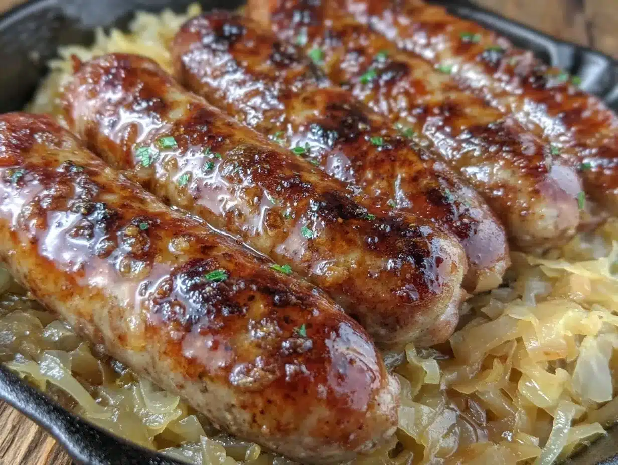 bratwurst skillet preparation steps