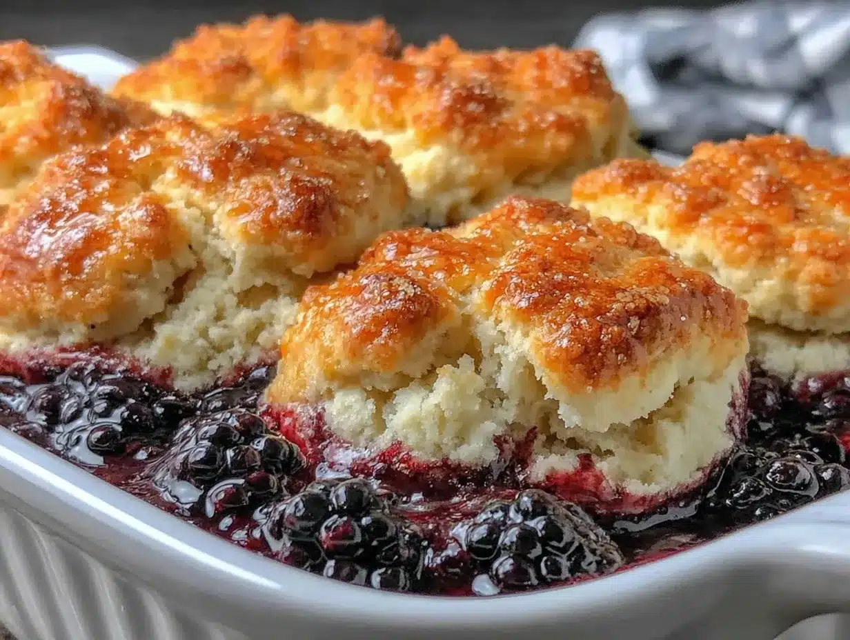 brown butter blackberry cobbler preparation steps