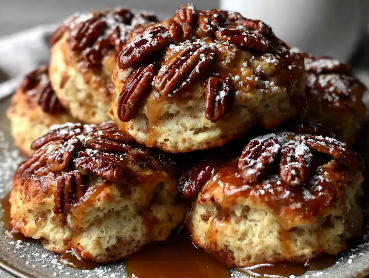 buttery maple pecan scones preparation steps