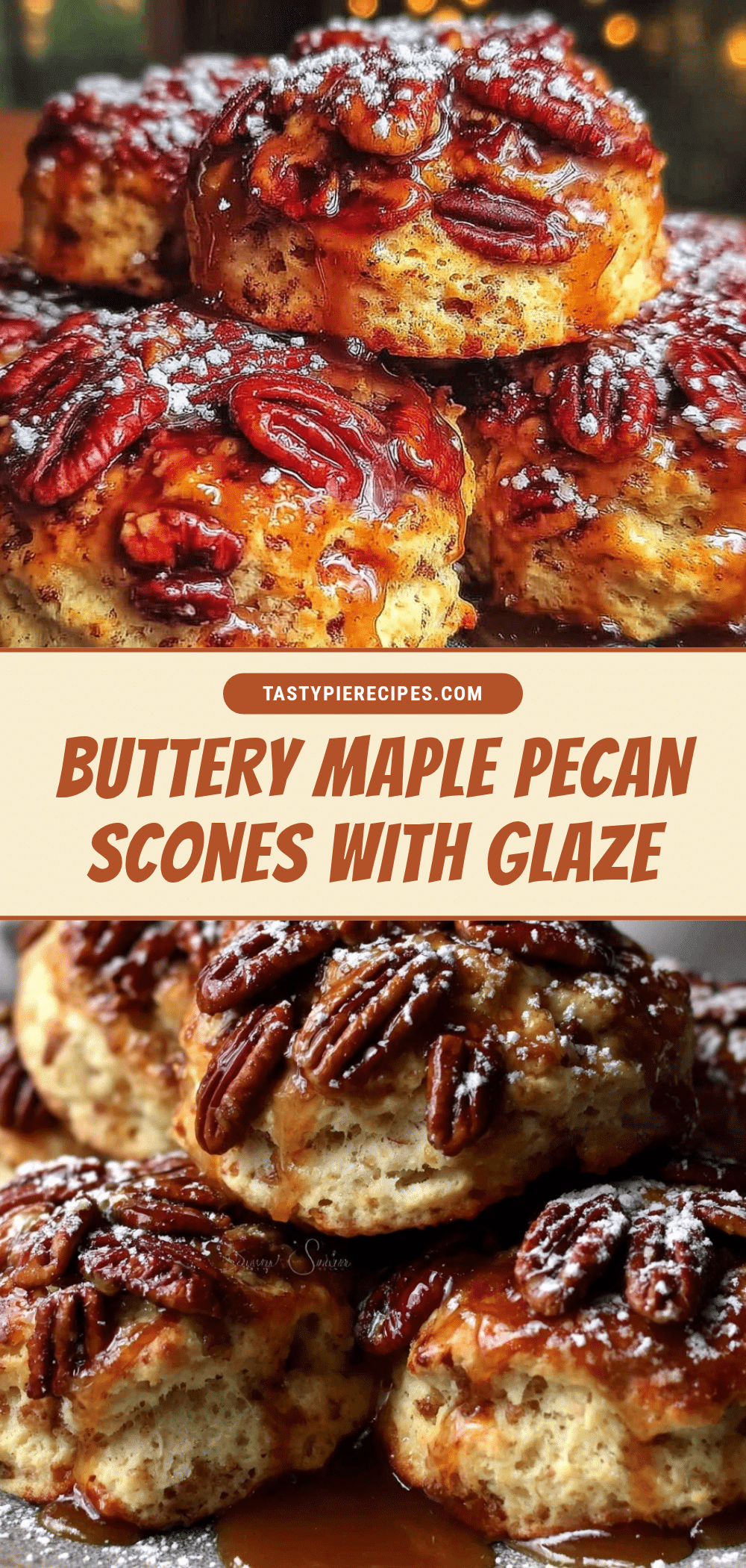 buttery maple pecan scones recipe