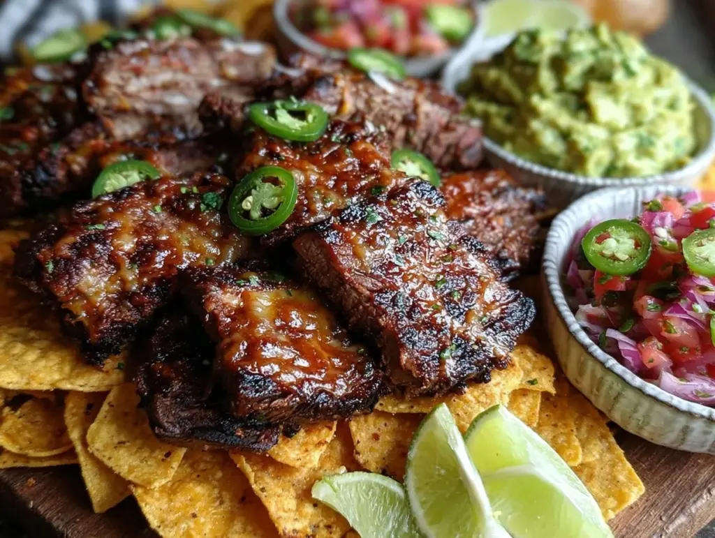 carne asada nacho bar - featured image