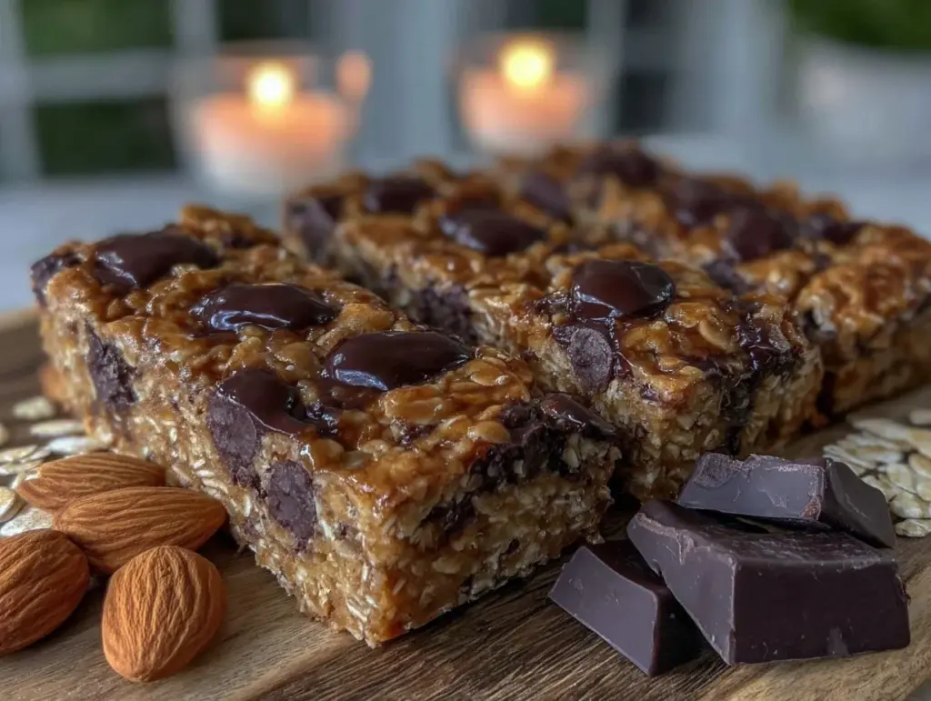 chewy chocolate chip granola bars - featured image